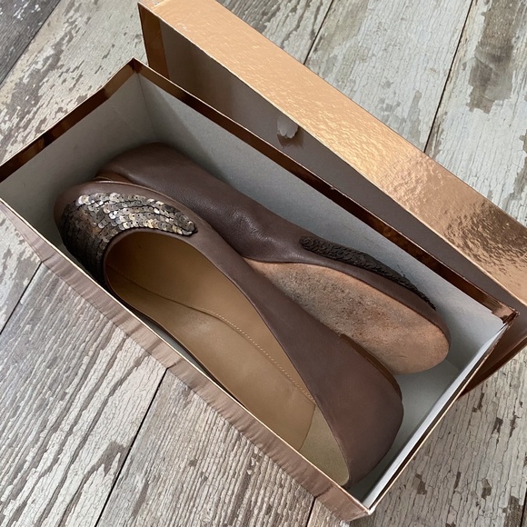 JCrew Collection Sequin Ballet Flats - Picture 1 of 8